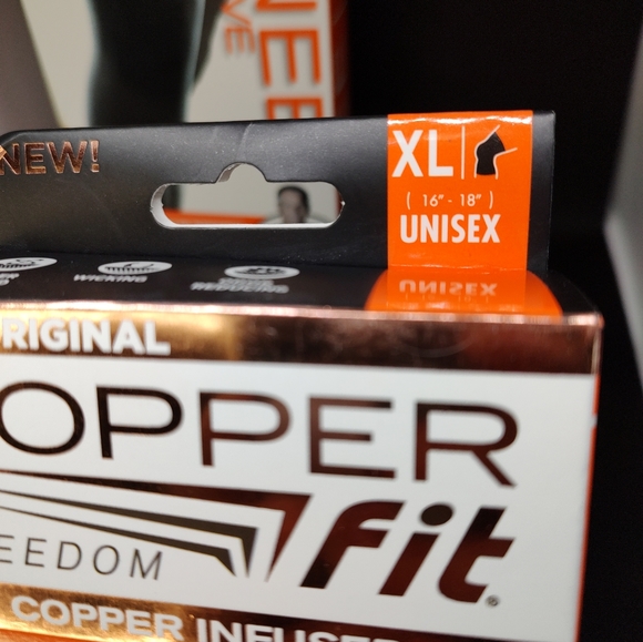 2 boxes COPPER FIT COMPRESSION KNEE SLEEVES NEW IN BOX - Picture 5 of 5